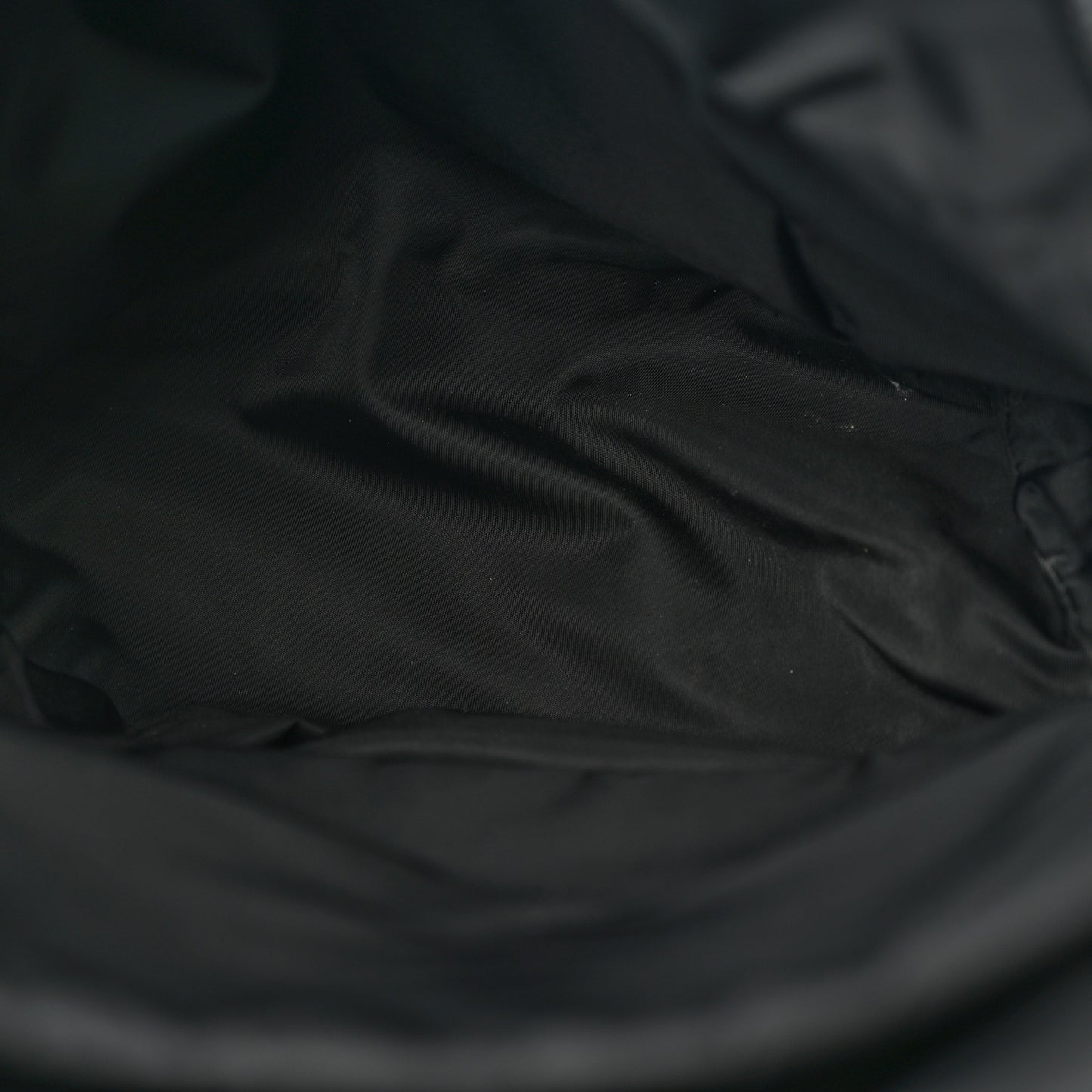 Nylon Twill 80s Logo Patch Backpack Black