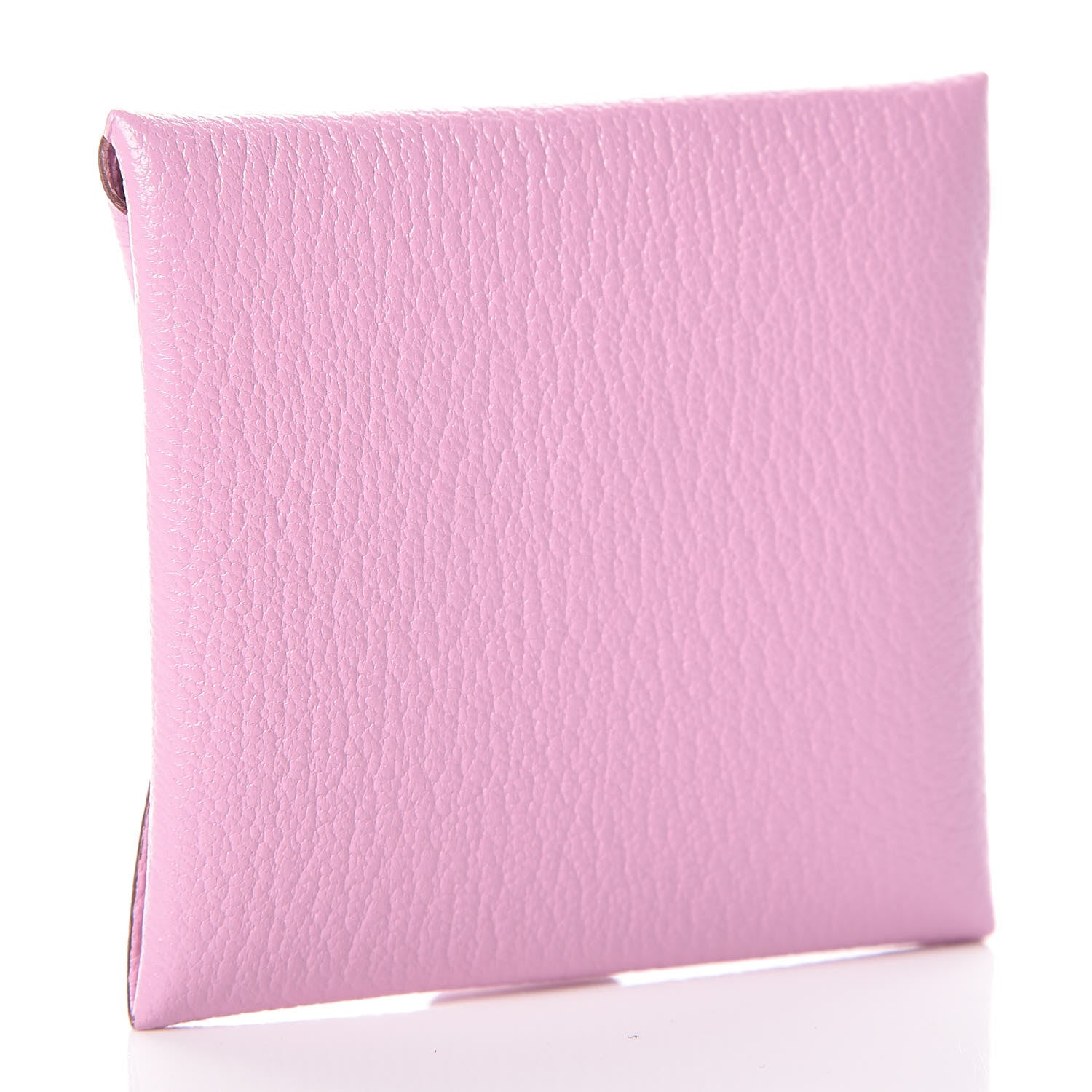 Hermes Chevre Mysore Bastia Coin Purse Mauve Sylvestre 3 of 8