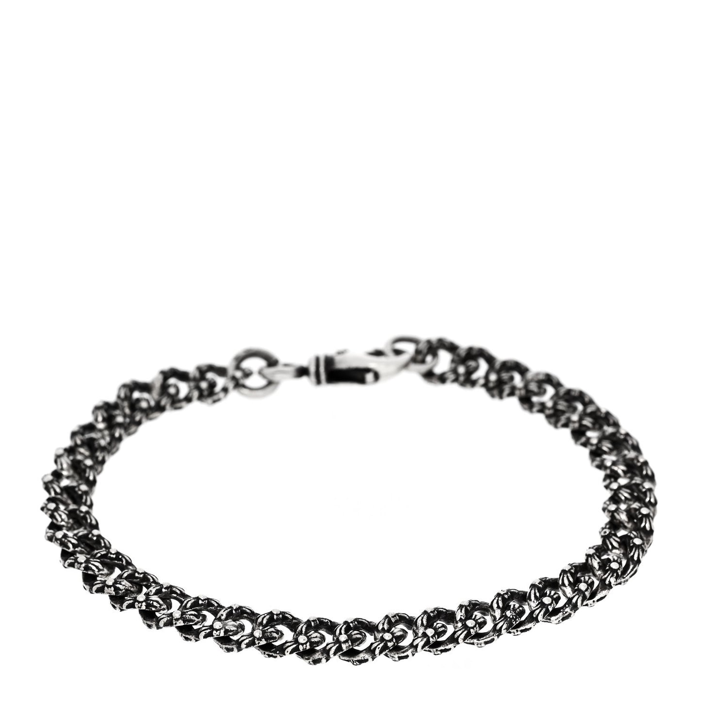 Sterling Silver Mini Extra Fancy Link Bracelet