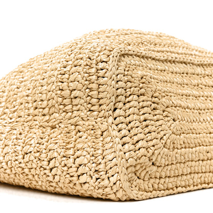 Saint Laurent Raffia Rive Gauche Tote Natural 9 of 10