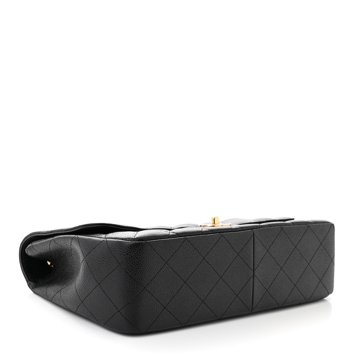 Caviar Quilted Jumbo Single Flap Black