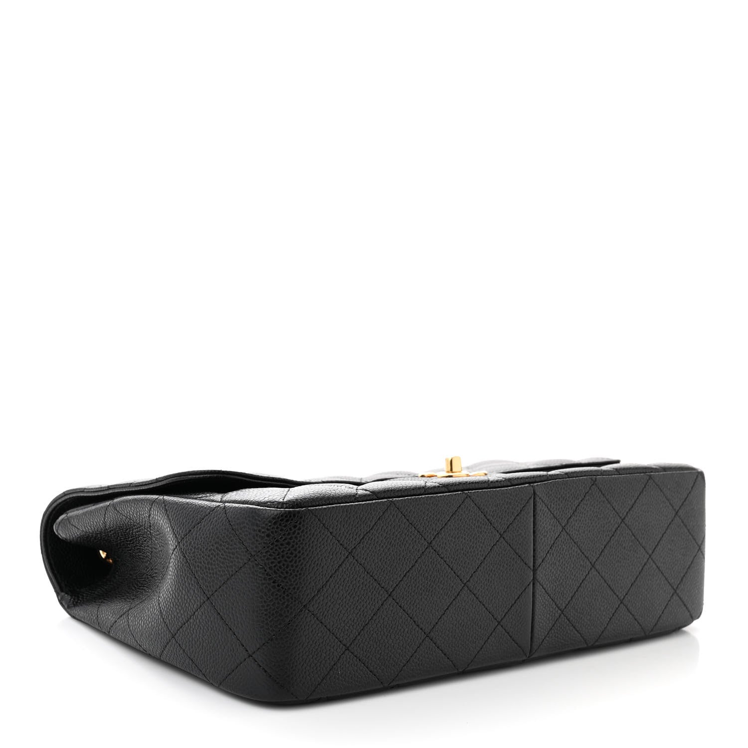 Chanel Caviar Quilted Jumbo Single Flap Black 4 of 11