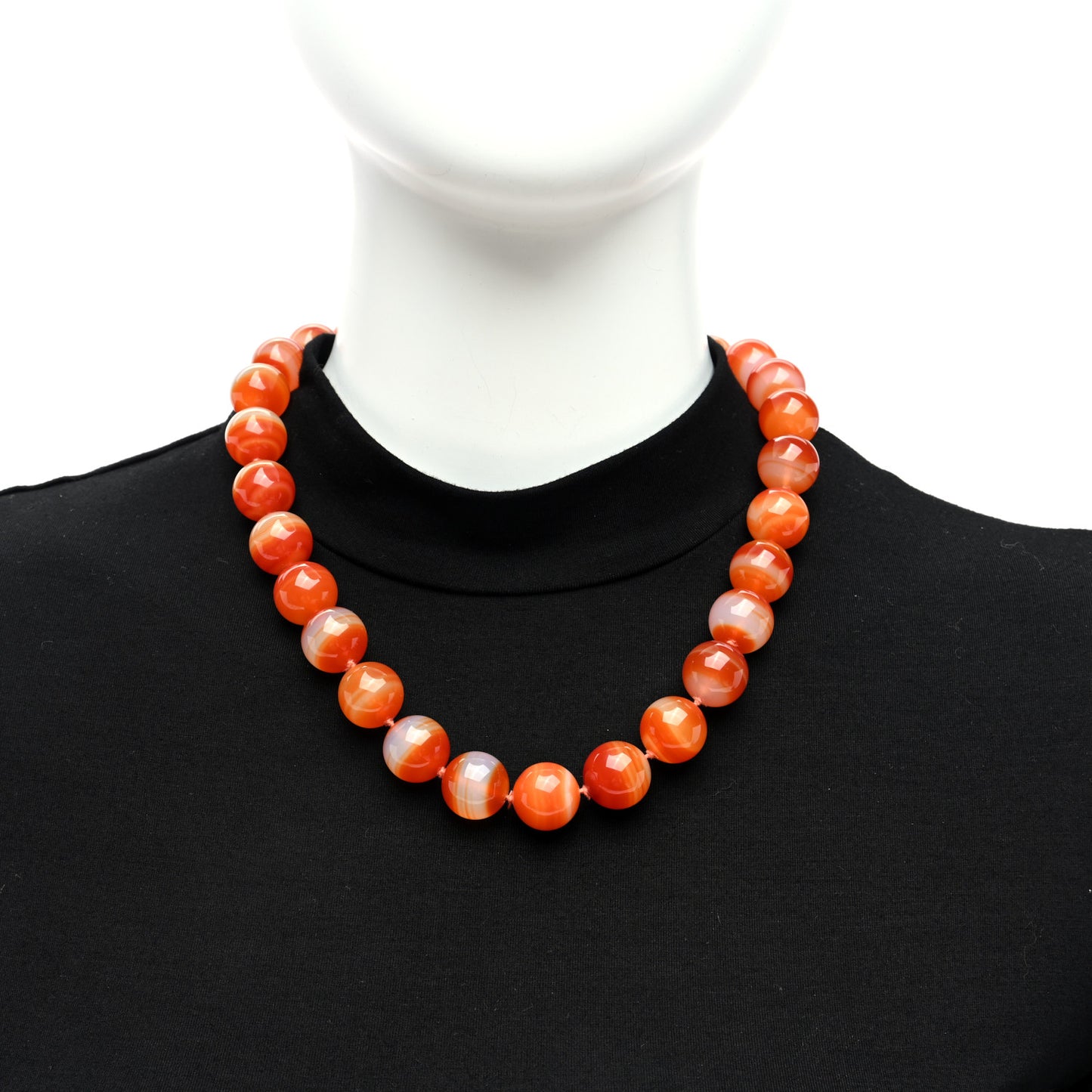 Sterling Silver Paloma Picasso Agate Bead Necklace