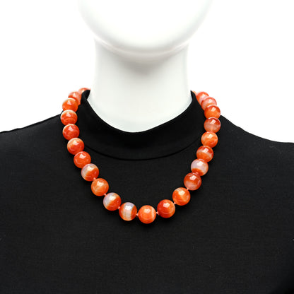 Tiffany Sterling Silver Paloma Picasso Agate Bead Necklace 2 of 5