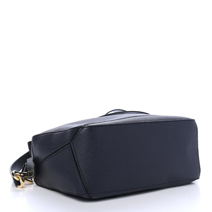 Loewe Calfskin Small Puzzle Bag Midnight Blue Black 3 of 4