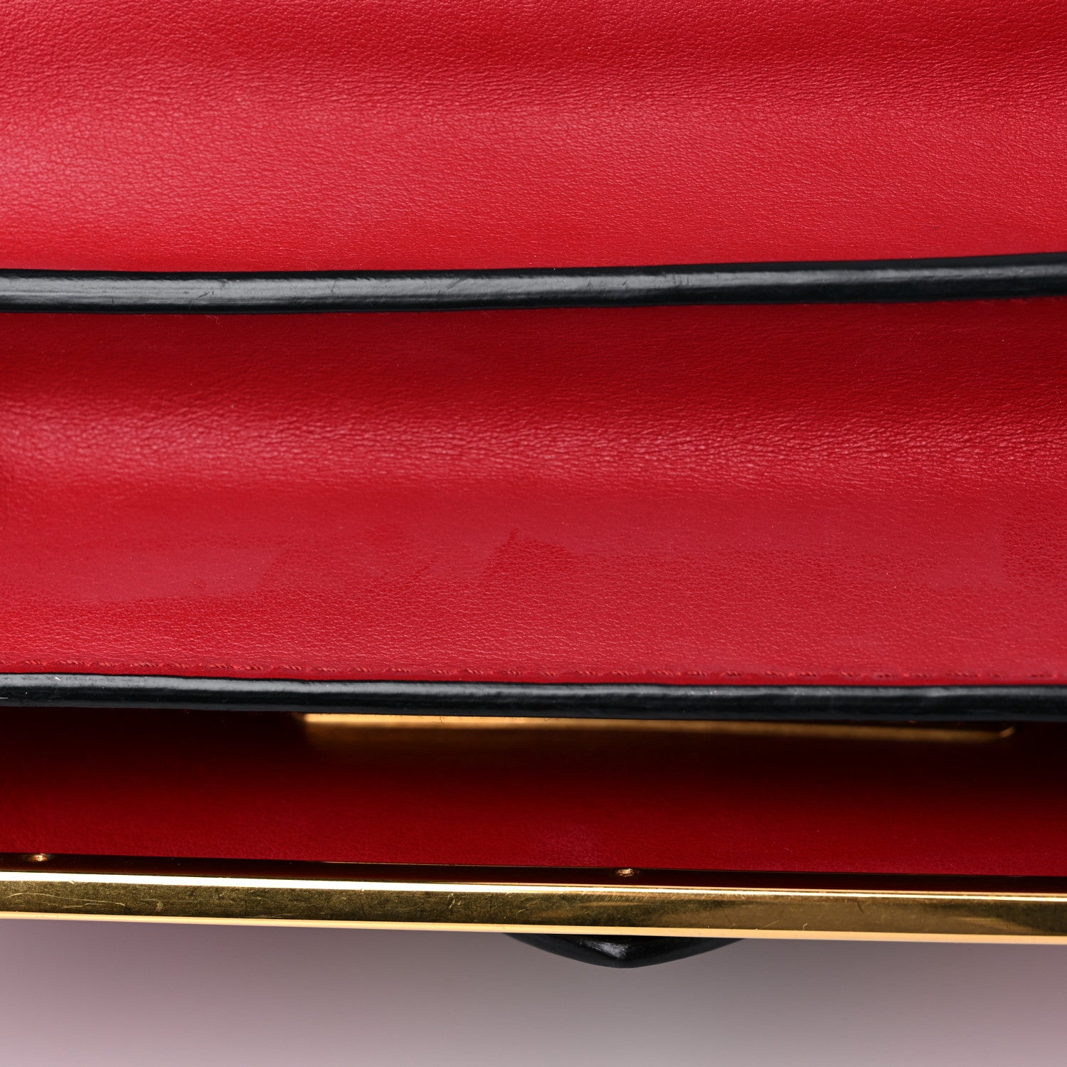 Prada City Calfskin Saffiano Cahier Bag Fuoco Black 16 of 17
