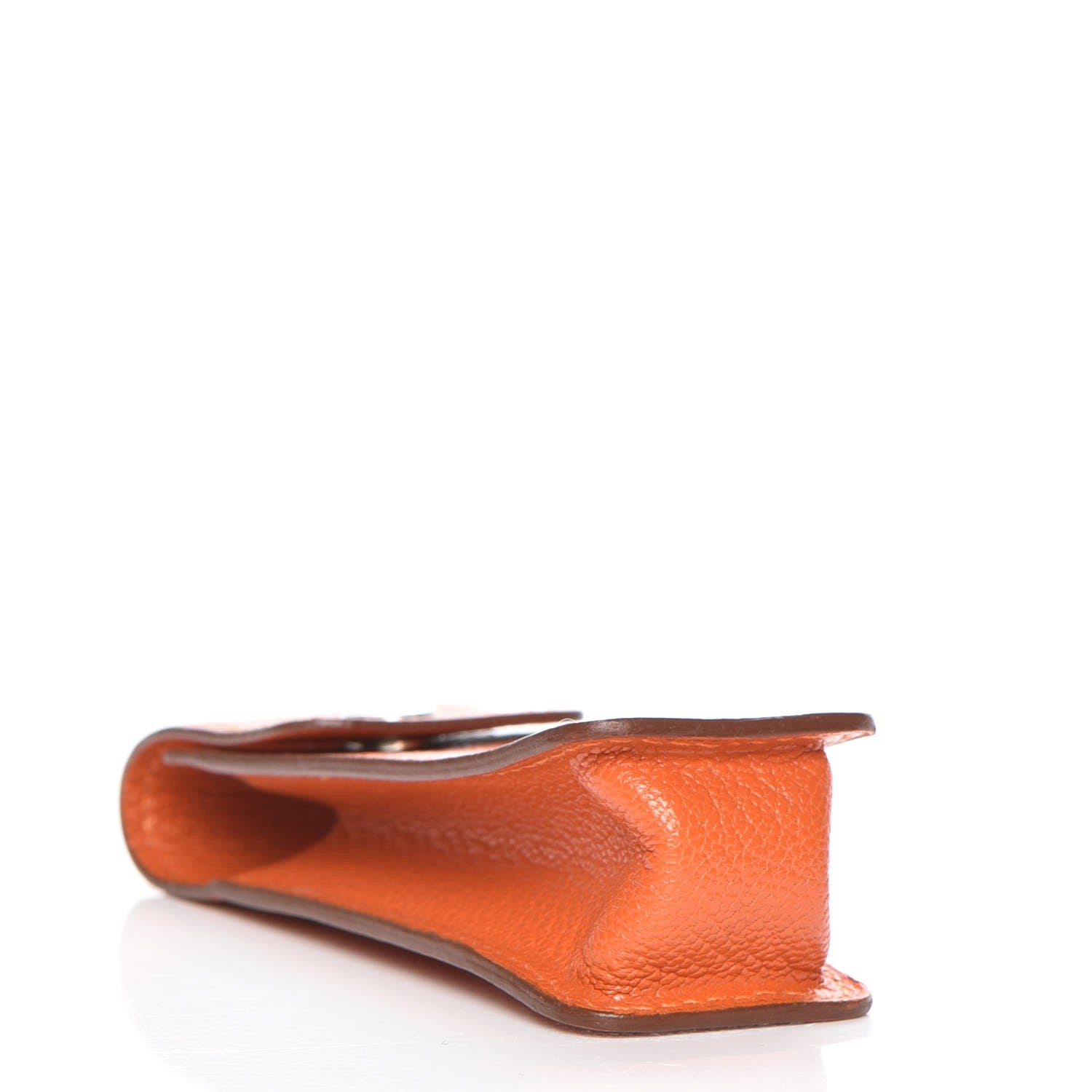Hermes Chevre Chewing Gum Lipstick Holder Orange 4 of 8