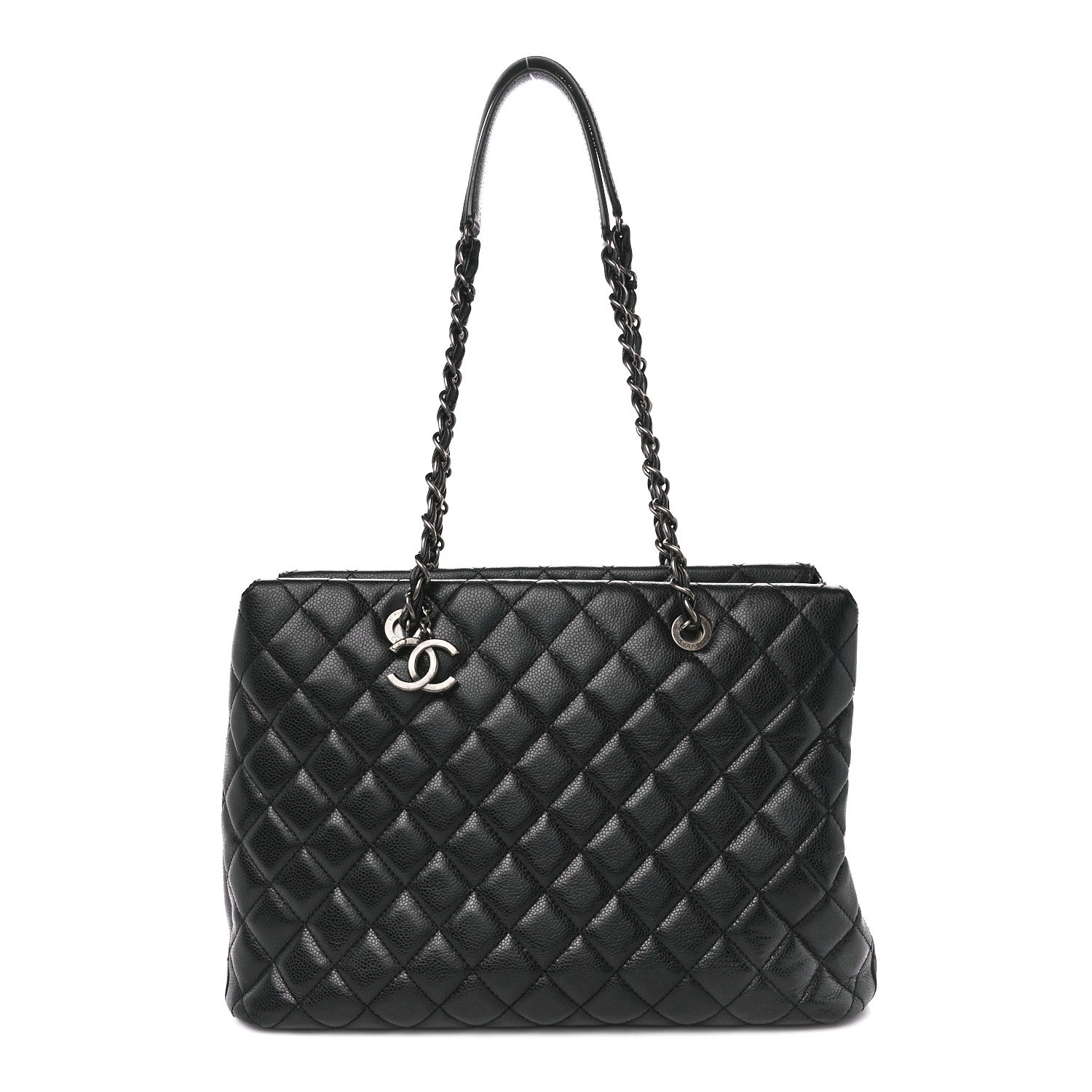 Chanel Caviar Quilted City Shopping Tote Black 1 of 10