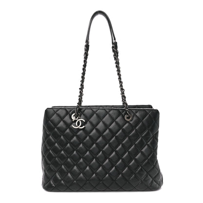 Chanel Caviar Quilted City Shopping Tote Black 1 of 10