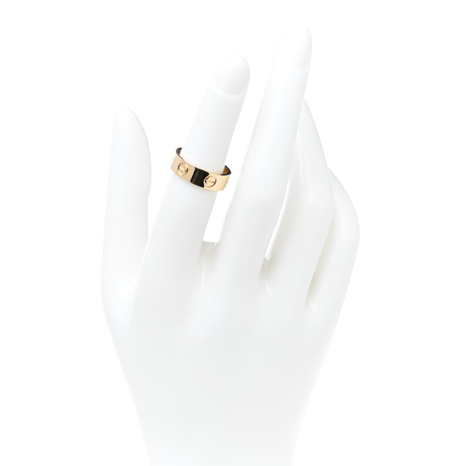 Cartier 18K Yellow Gold 5.5mm LOVE Ring 50 5.5 2 of 5