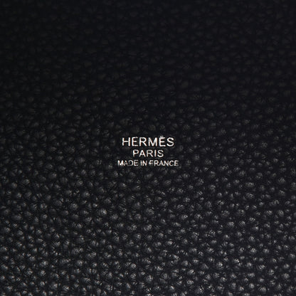 Hermes Taurillon Clemence Picotin Lock 22 MM Black 6 of 7
