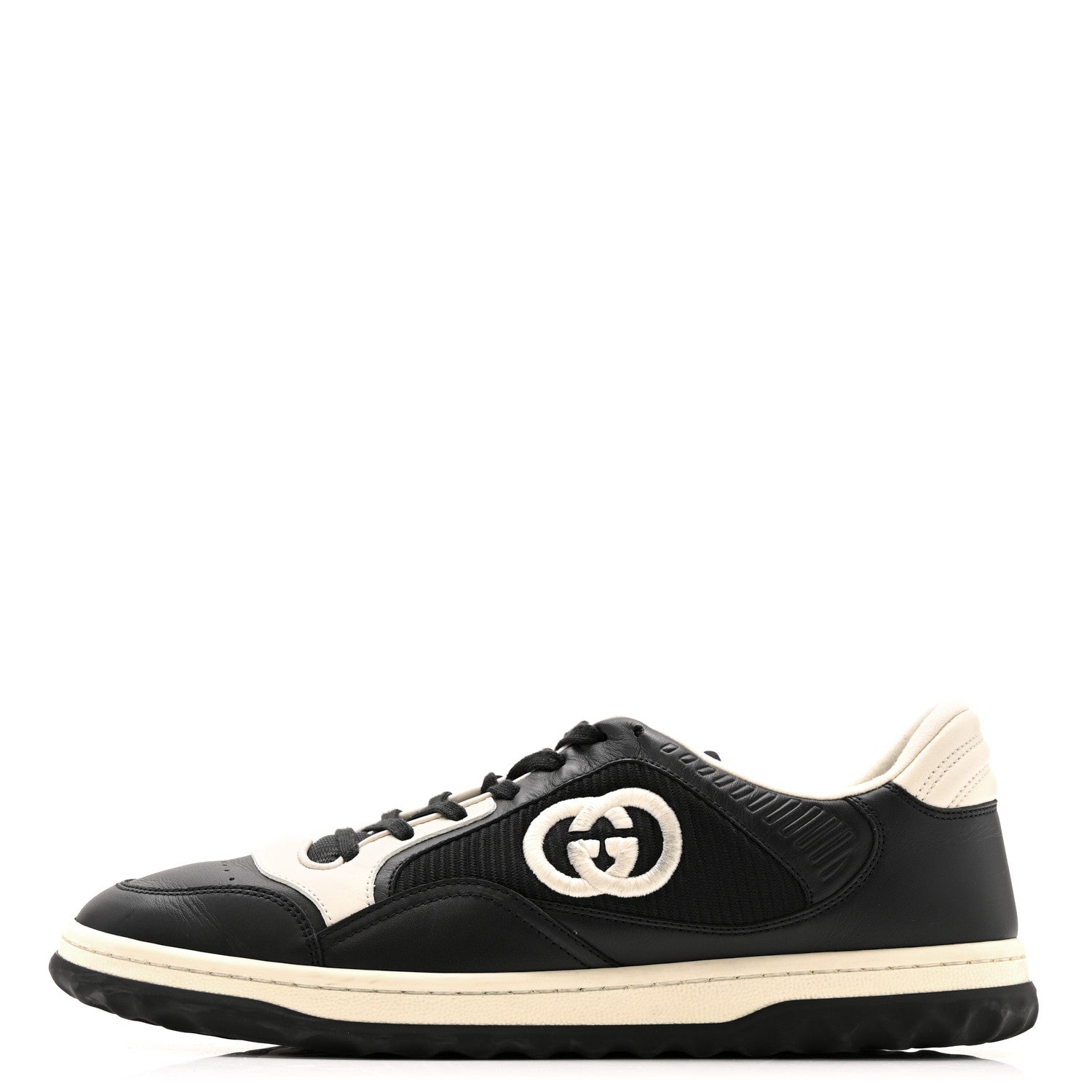 Gucci Dali Soft Calfskin Mens Mac80 Sneakers 10.5 Black White 1 of 14