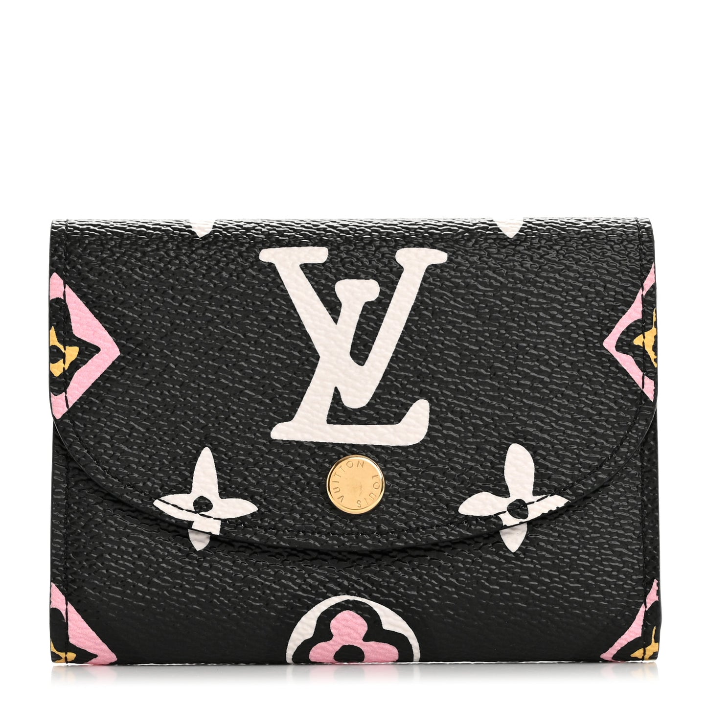 Monogram Giant Wild At Heart Rosalie Coin Purse Black