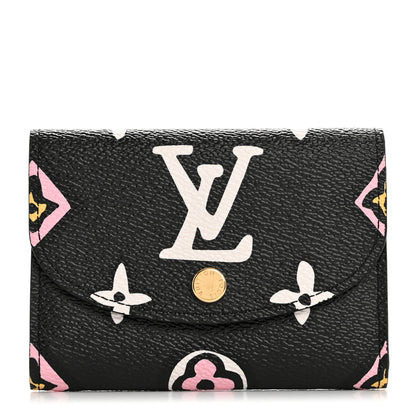 Louis Vuitton Monogram Giant Wild At Heart Rosalie Coin Purse Black 1 of 18