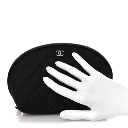 Chanel Nylon Quilted Small Cosmetic Case Black 2 of 12
