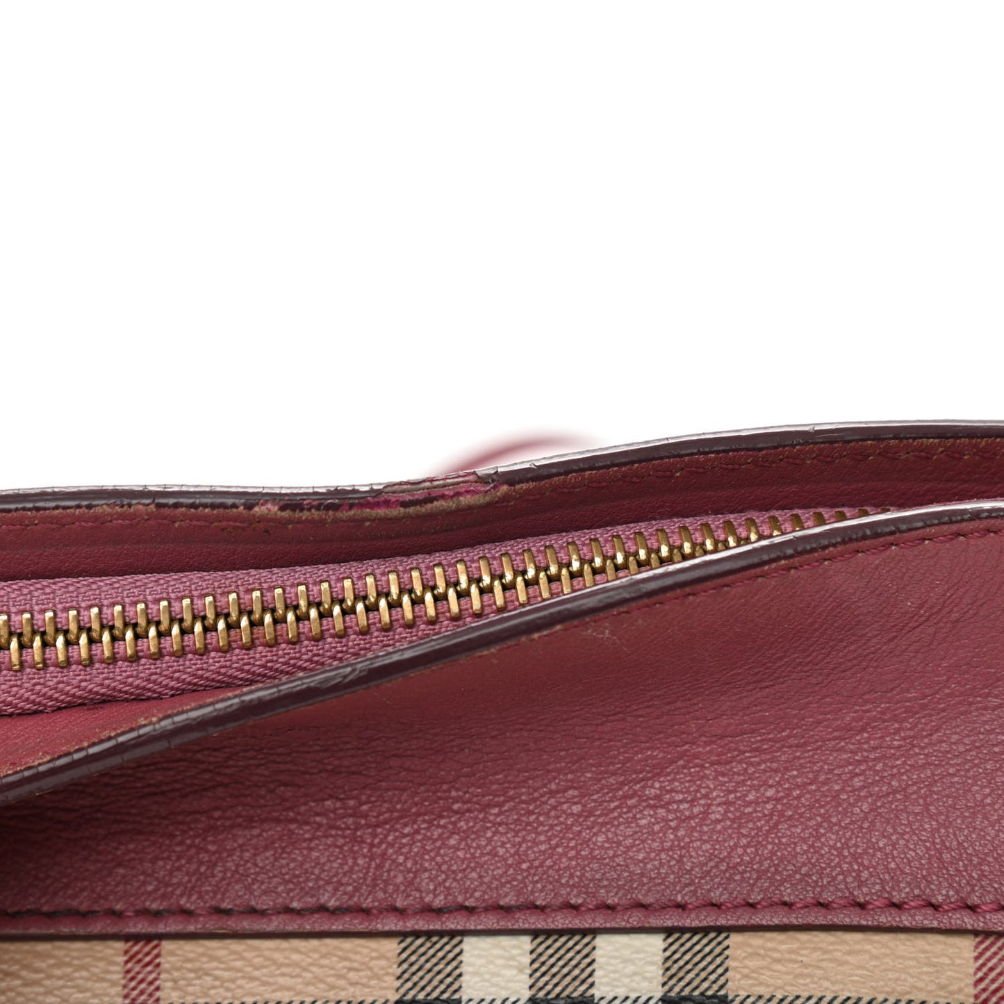 Haymarket Check Bow Tie Crossbody Bag Peony