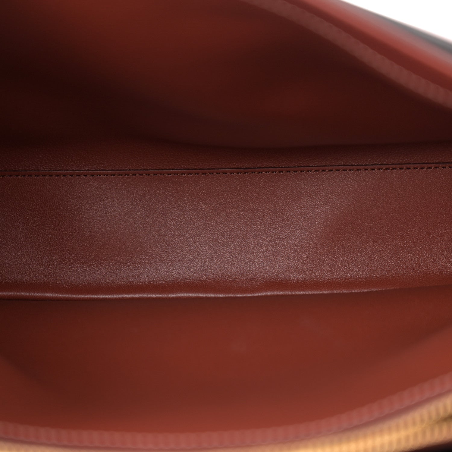 Celine Natural Calfskin Medium 16 Top Handle Bag Teck 5 of 12