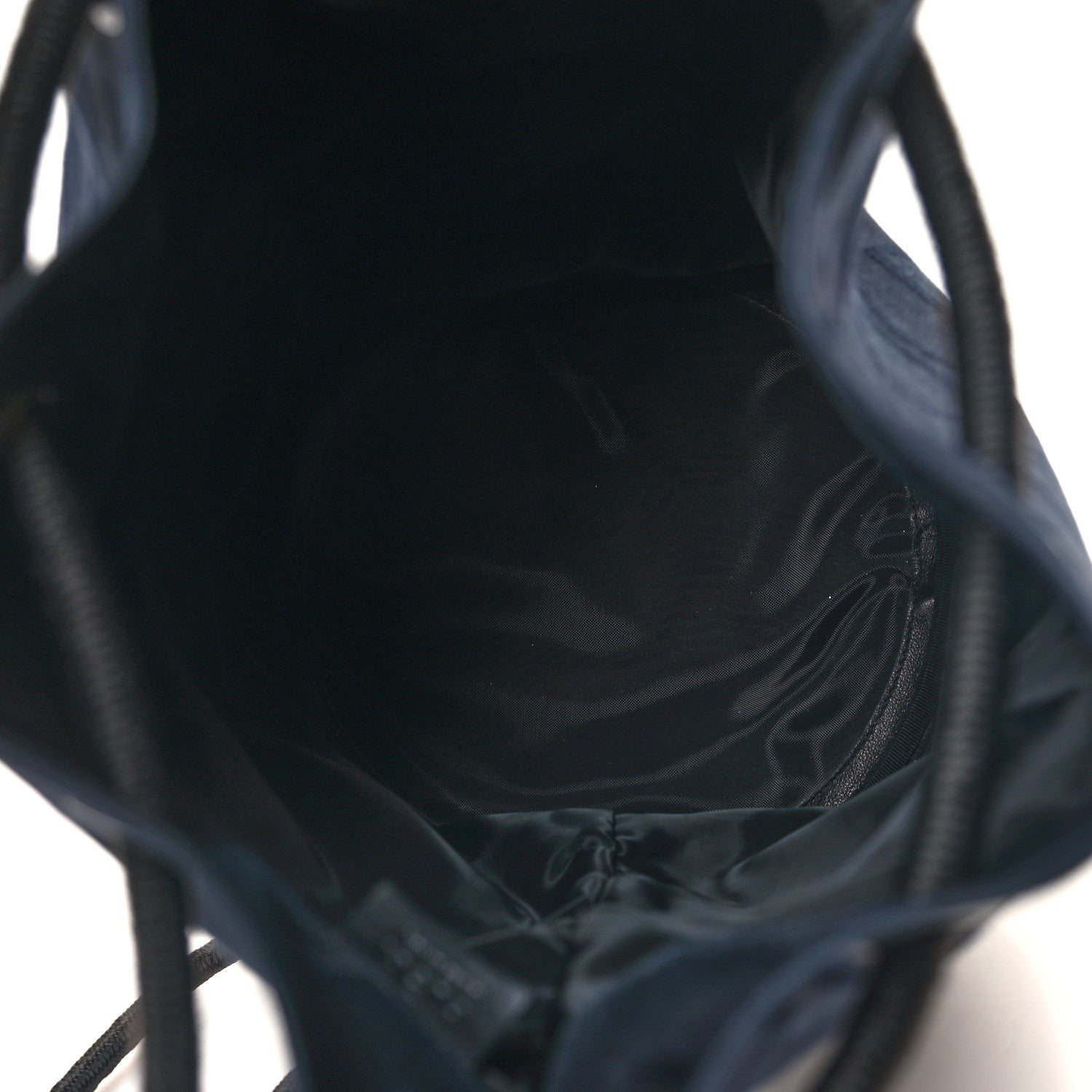 Gucci Nylon G Drawstring Sling Backpack Navy Blue 5 of 12