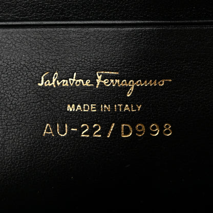Salvatore Ferragamo Calfskin Quilted Gancini Mini Mufasa Crossbody Black 6 of 10