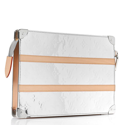 Louis Vuitton Monogram Mirror Trunk Pouch Silver 3 of 8
