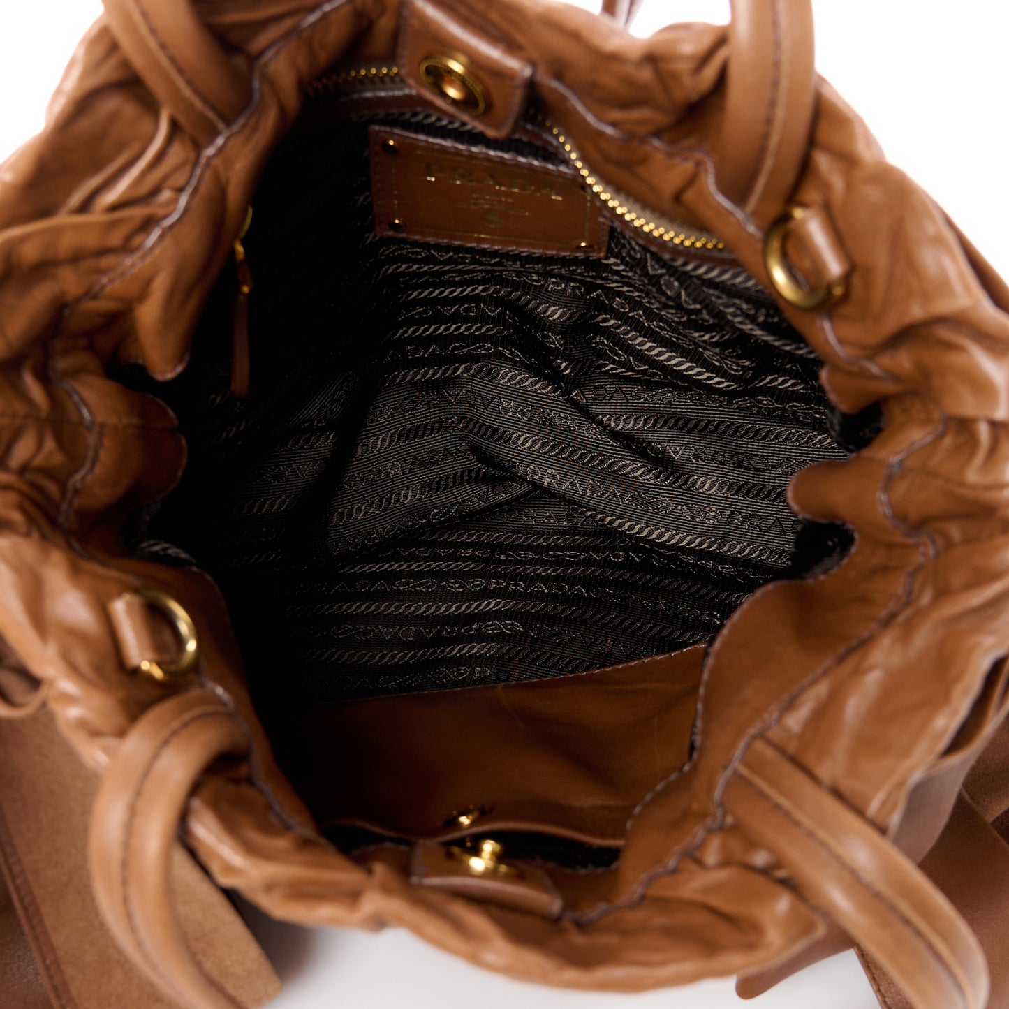 Nappa Antique Bow Bag Cocco