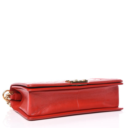 Chanel Calfskin Quilted New Medium Boy Flap Red 4 of 21