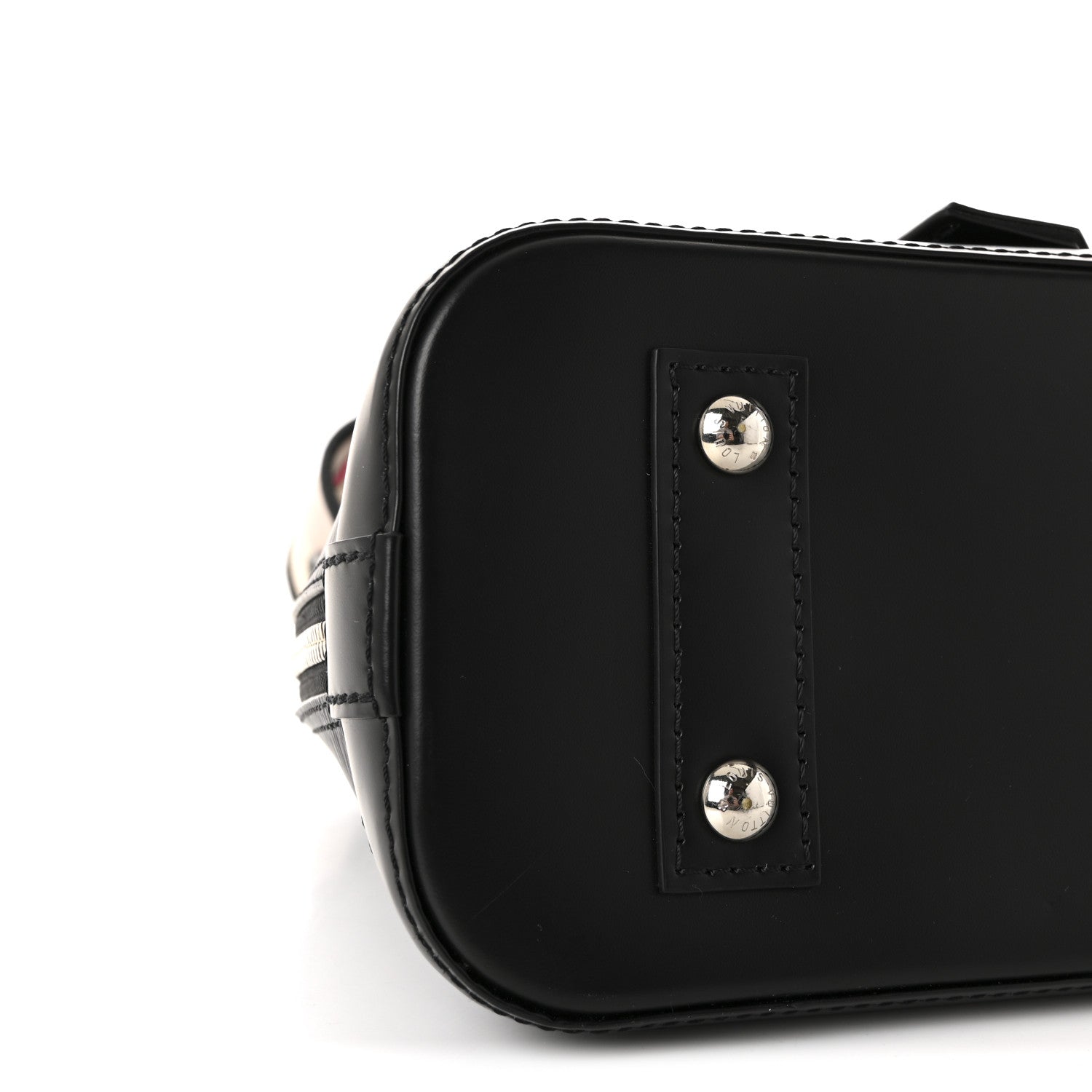 Louis Vuitton Epi Jacquard Alma BB Black 7 of 9
