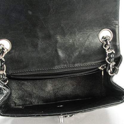 Chanel Patent Calfskin Quilted Mini Square Flap Black 6 of 8