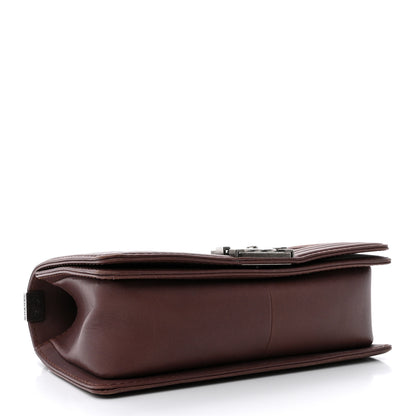 Chanel Calfskin Stitched Medium Boy Flap Brown 3 of 12