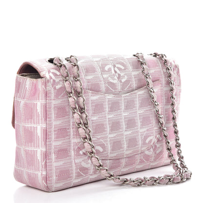 Chanel Nylon Medium Travel Flap Pink 4 of 17