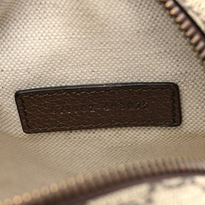 Gucci GG Supreme Monogram Web Mini Ophidia Double Zip Messenger Bag Beige New Acero 7 of 11