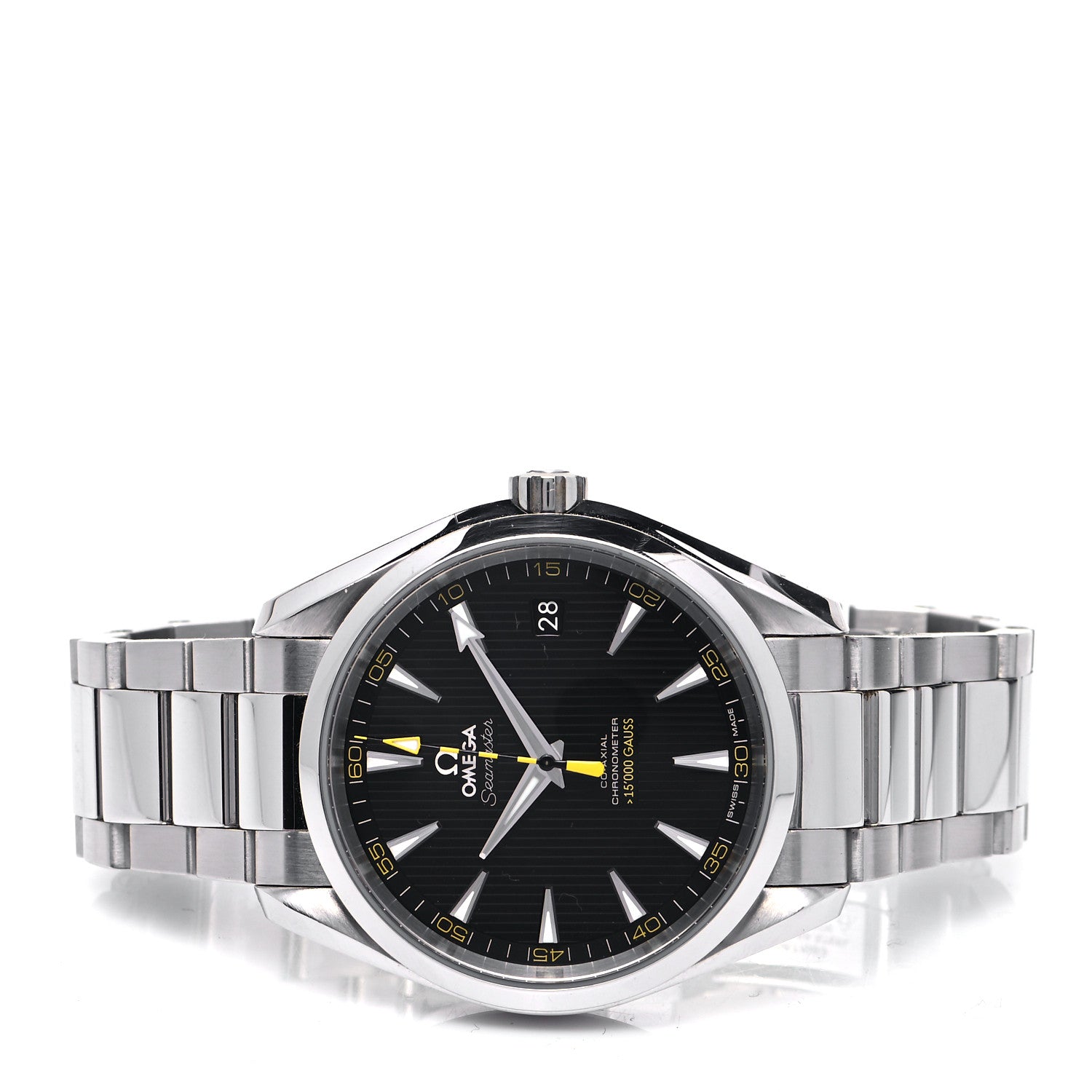 Omega Stainless Steel 42mm Seamaster Aqua Terra 150M Co-Axial 15000 Gauss Automatic Watch Black 231.10.42.21.01.002 2 of 6