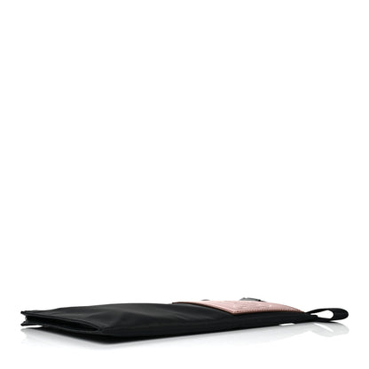 Burberry Nylon Edin Zip Pouch Black Brown 4 of 9