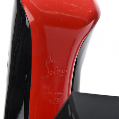 Christian Louboutin Patent Baobab 85 Pumps 40.5 Black 7 of 9
