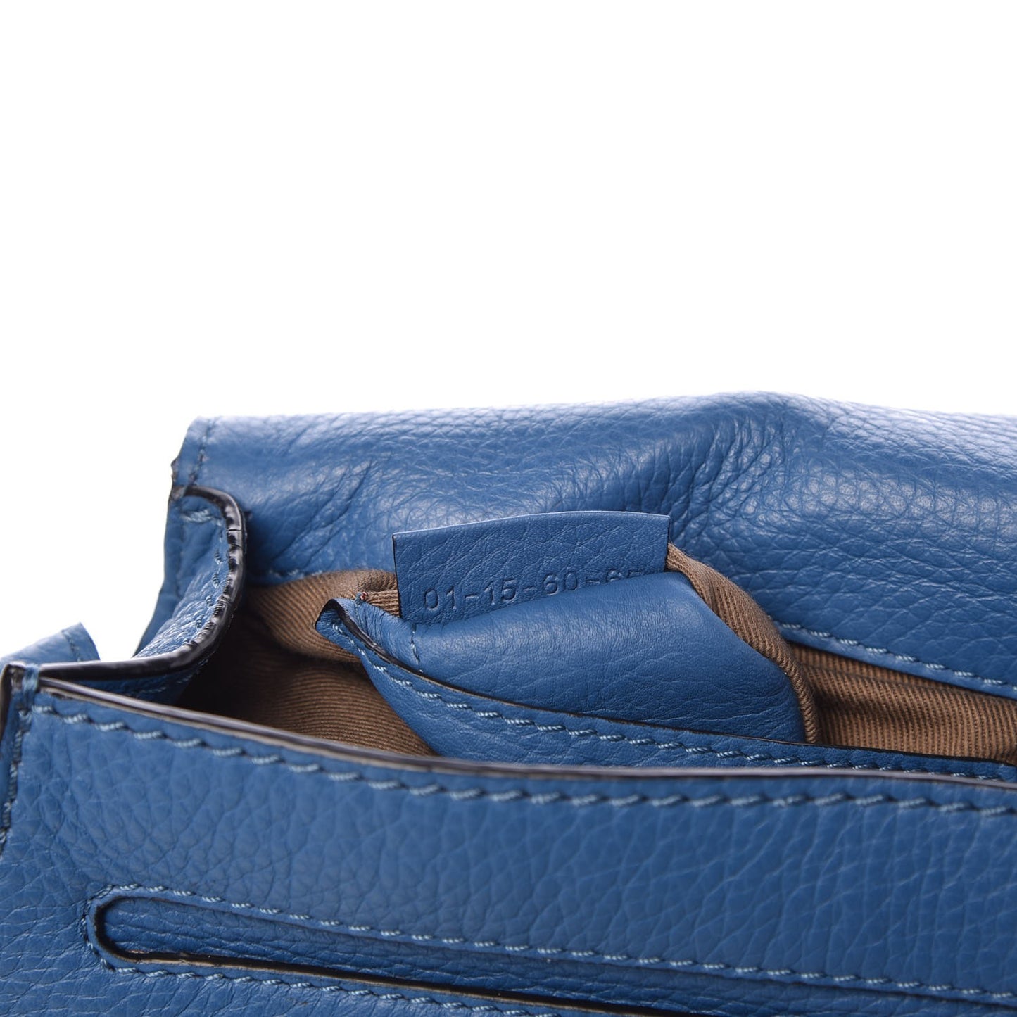 Calfskin Mini Marcie Round Crossbody Bag Royal Navy