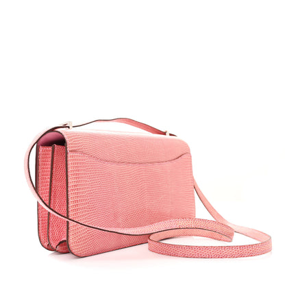 Hermes Lizard Constance Elan 25 5P Pink 3 of 16