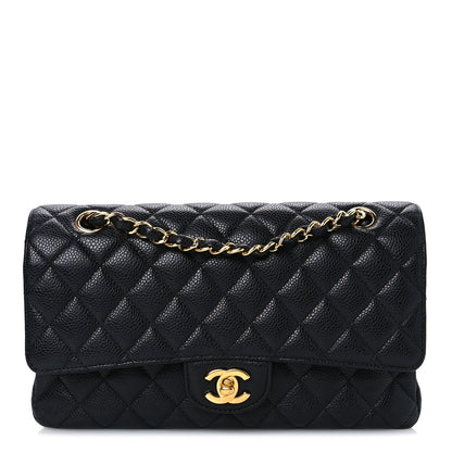 Chanel Caviar Quilted Medium Double Flap Black 1 of 11