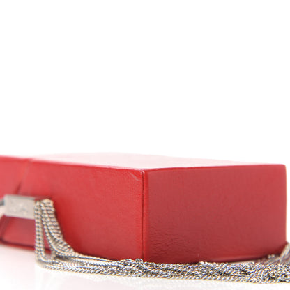 Saint Laurent Lambskin Smoking Box Crossbody Rouge Eros 6 of 10