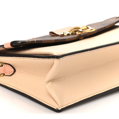 Louis Vuitton Damier Ebene Vavin Chain Wallet Creme 8 of 9