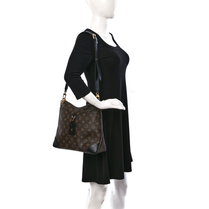 Louis Vuitton Monogram Odeon MM Black 2 of 8