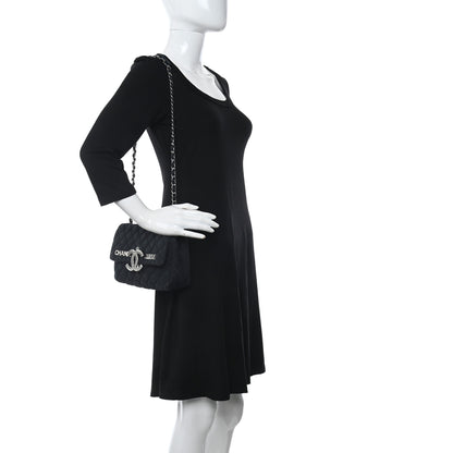 Chanel Canvas Quilted CC Cruise Flap Black 2 of 12