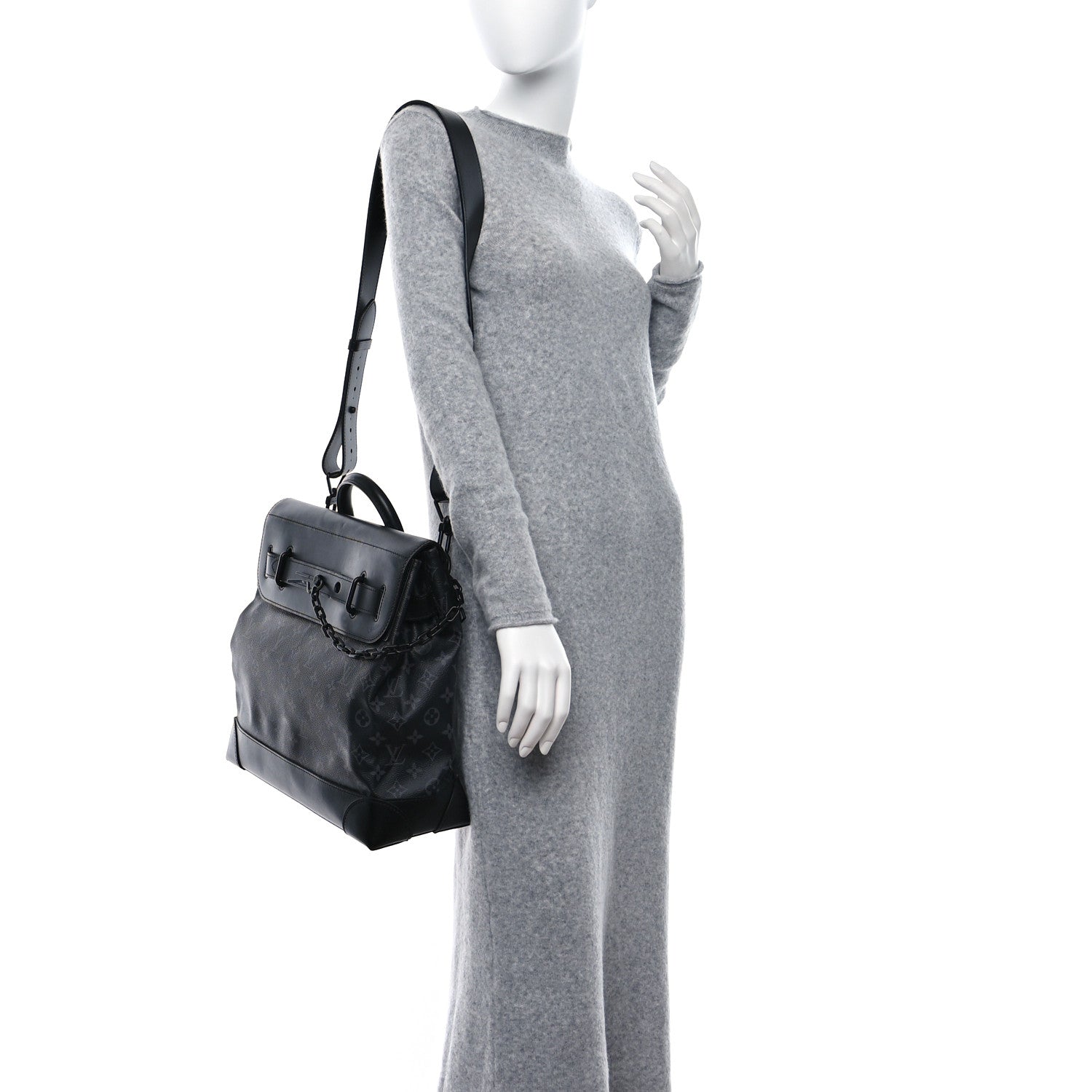 Louis Vuitton Monogram Eclipse Steamer PM 3 of 8