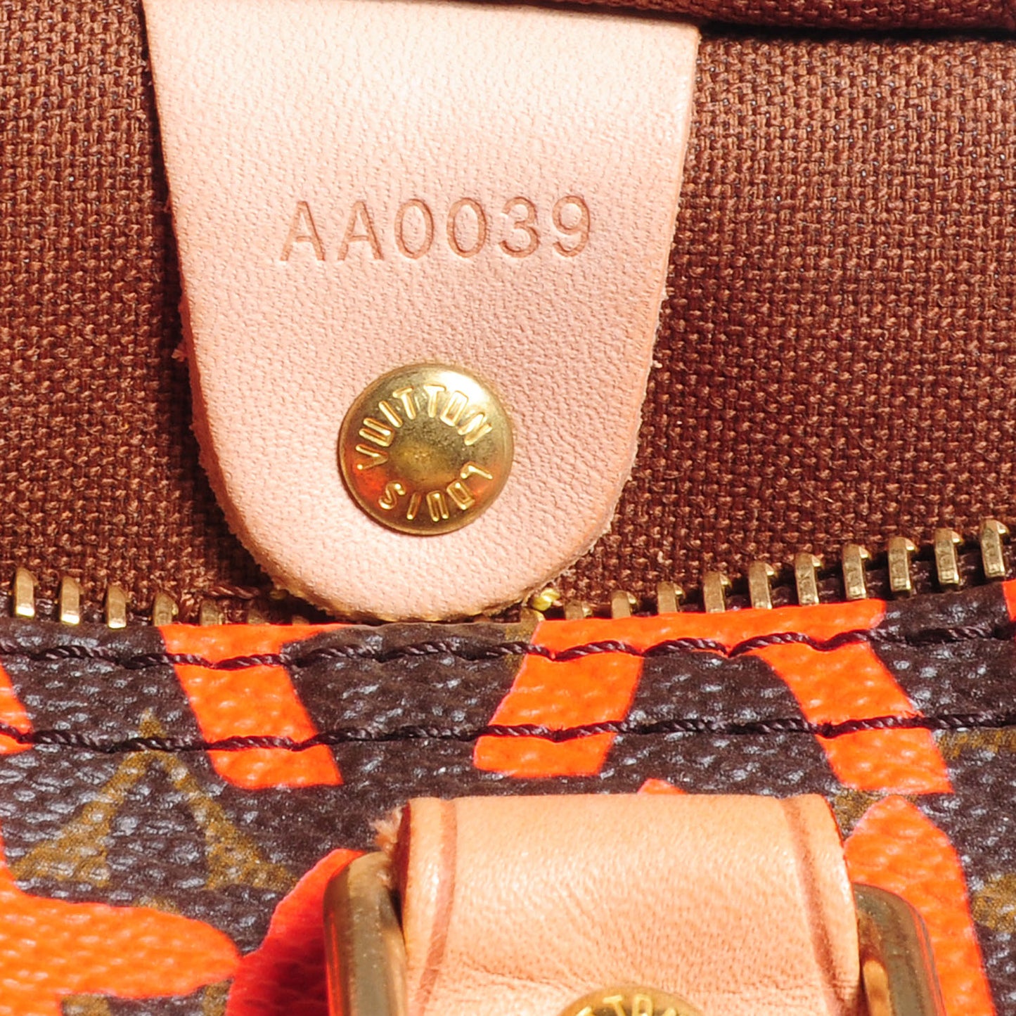 Monogram Graffiti Speedy 30 Orange