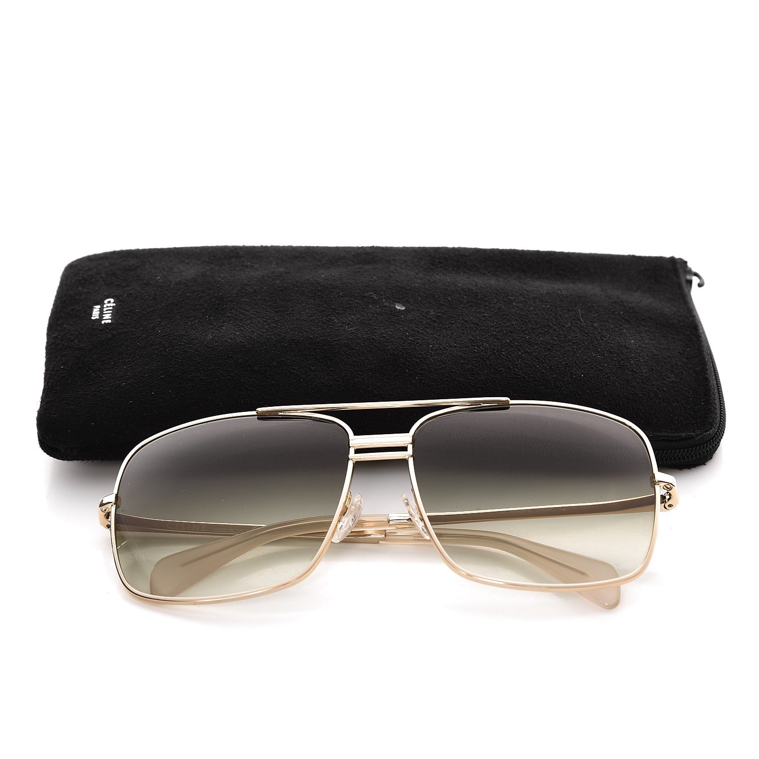 Celine Metal Sunglasses CL 41808/S Gold 7 of 7