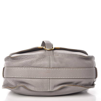 Chloe Calfskin Medium Marcie Round Crossbody Bag Cashmere Grey 10 of 12