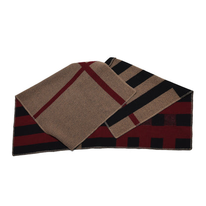 Burberry Cashmere Wool Mega Check Cape Scarf Scarf 3 of 5