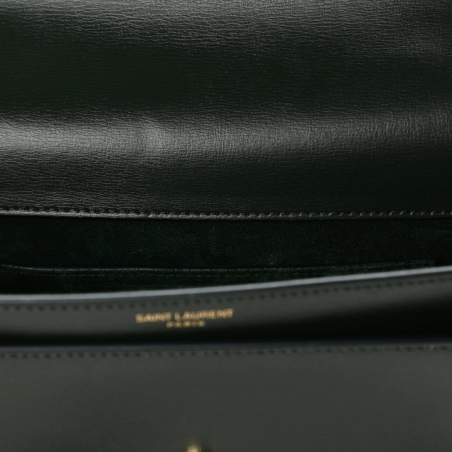 Calfskin Medium Monogram Sunset Dark Green