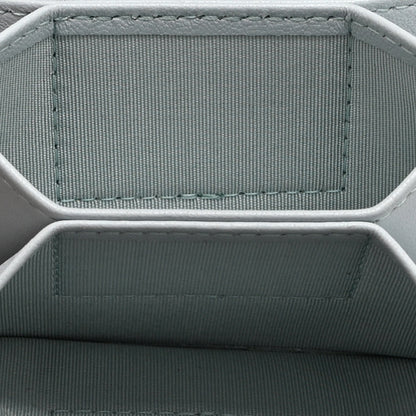 Chanel Lambskin Quilted Chanel 19 Flap Card Holder With Chain Light Blue 5 of 11