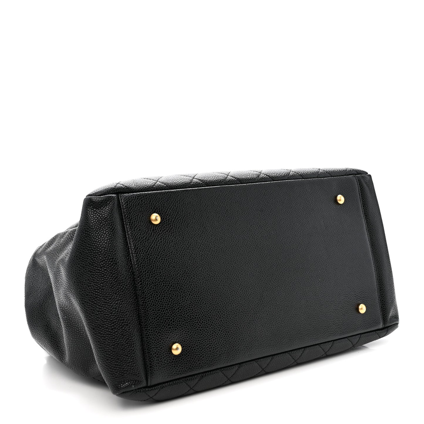 Caviar Quilted Grand Timeless Tote GTT Black