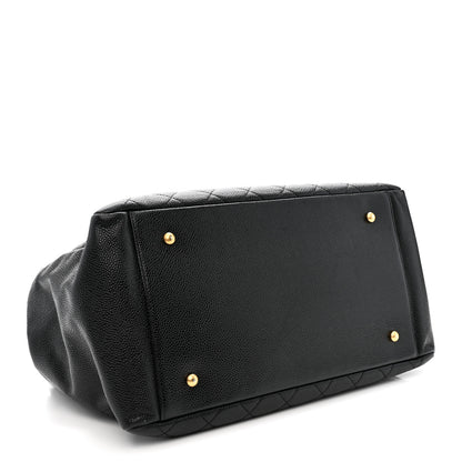 Chanel Caviar Quilted Grand Timeless Tote GTT Black 4 of 11